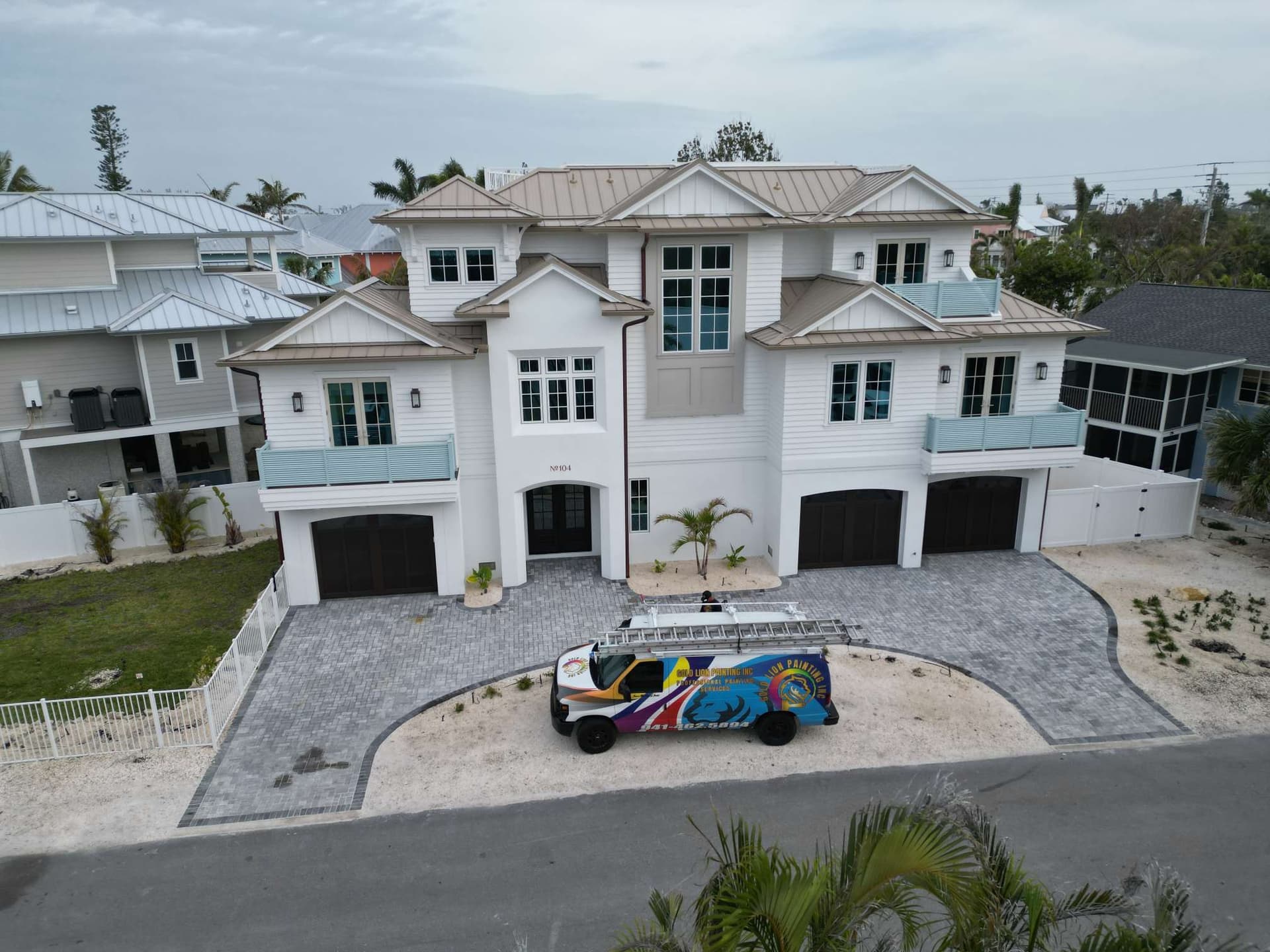 Luxury exterior painting in Anna Maria Island