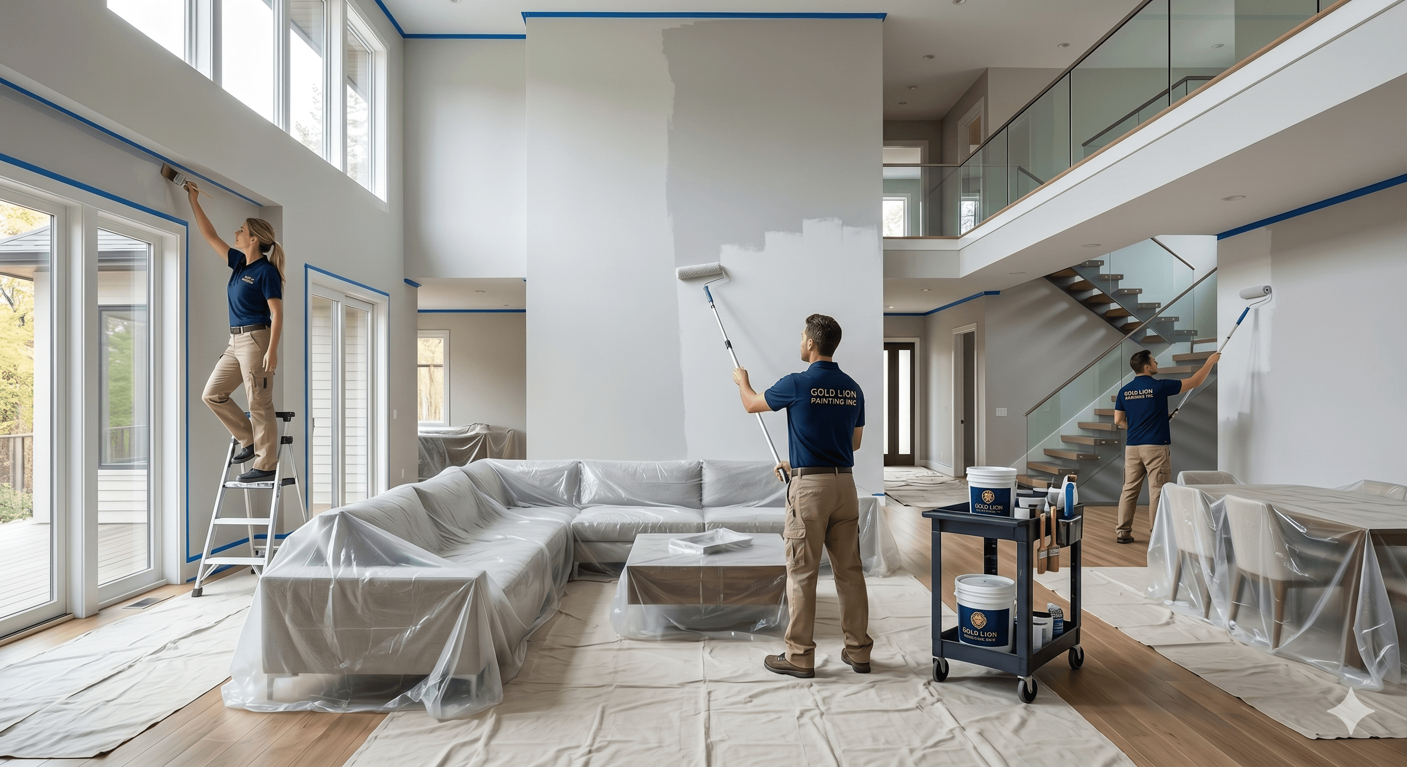 3. Painting painting process