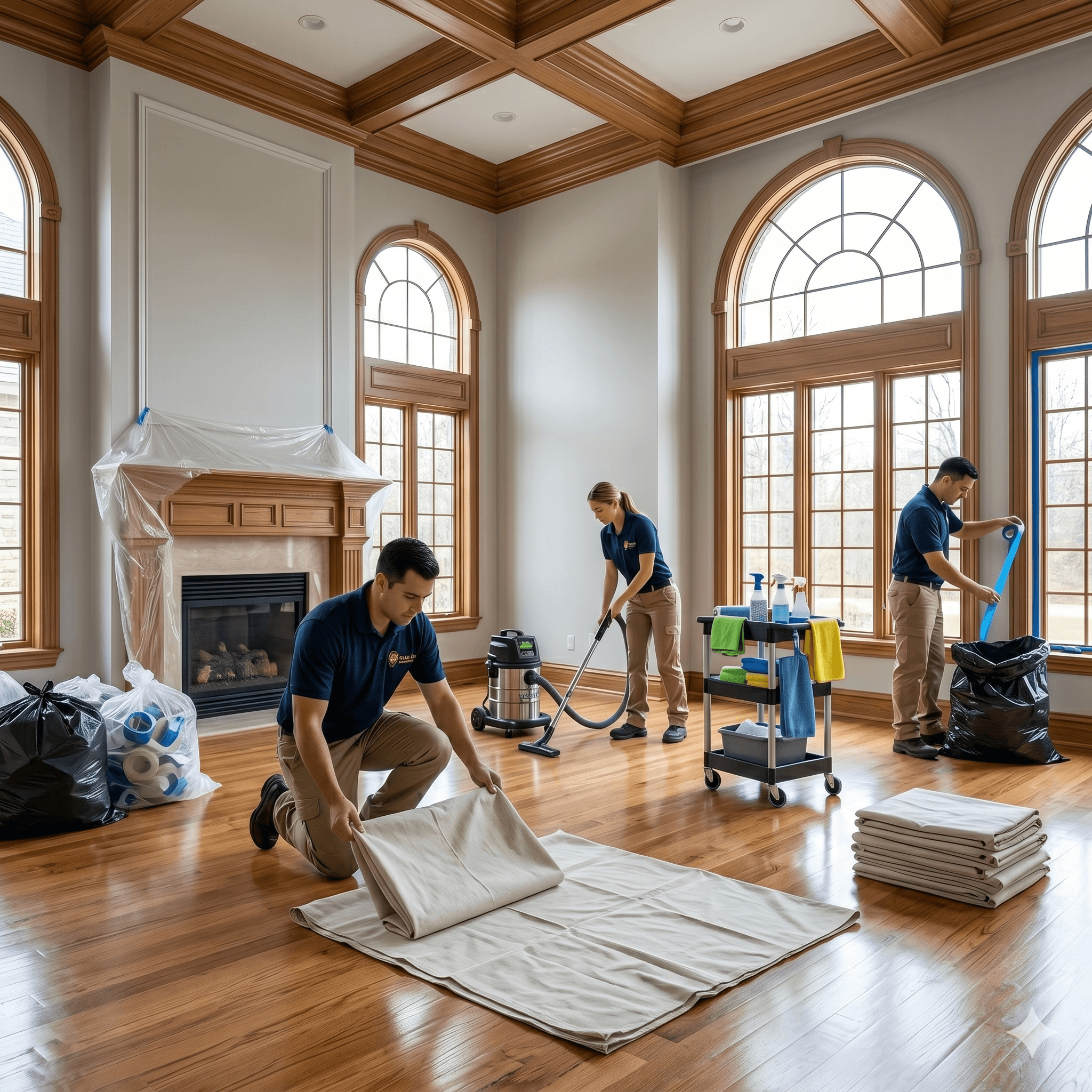 4. Clean-Up painting process
