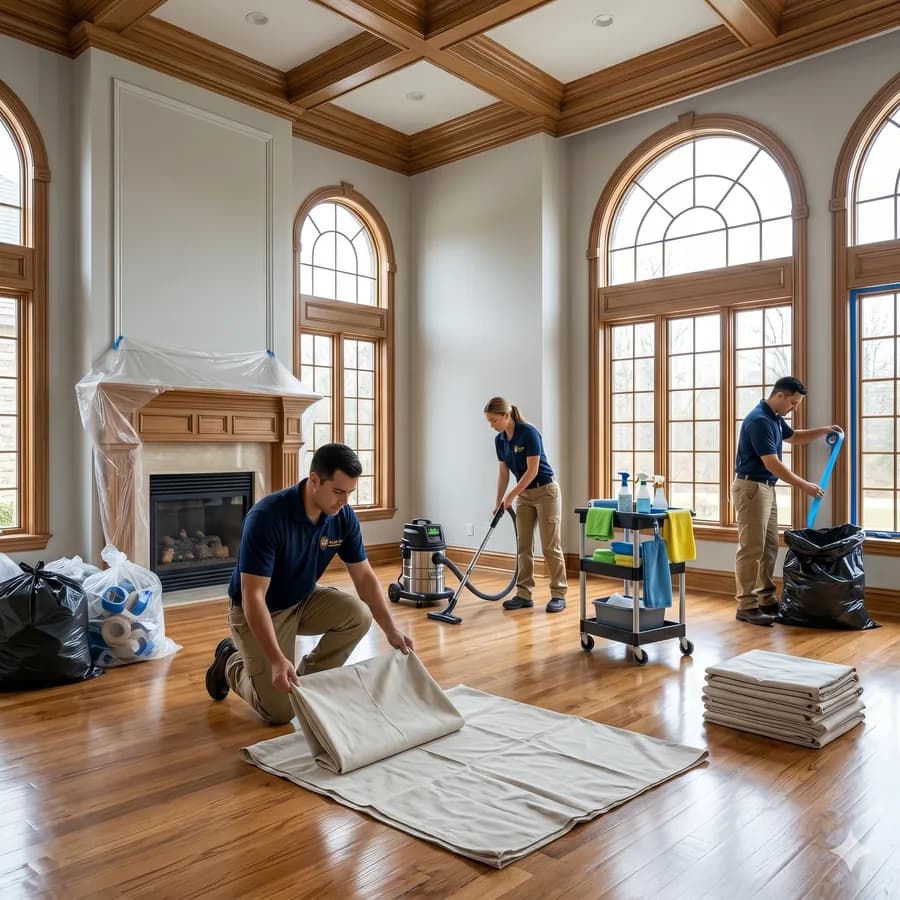 4. Clean-Up painting process