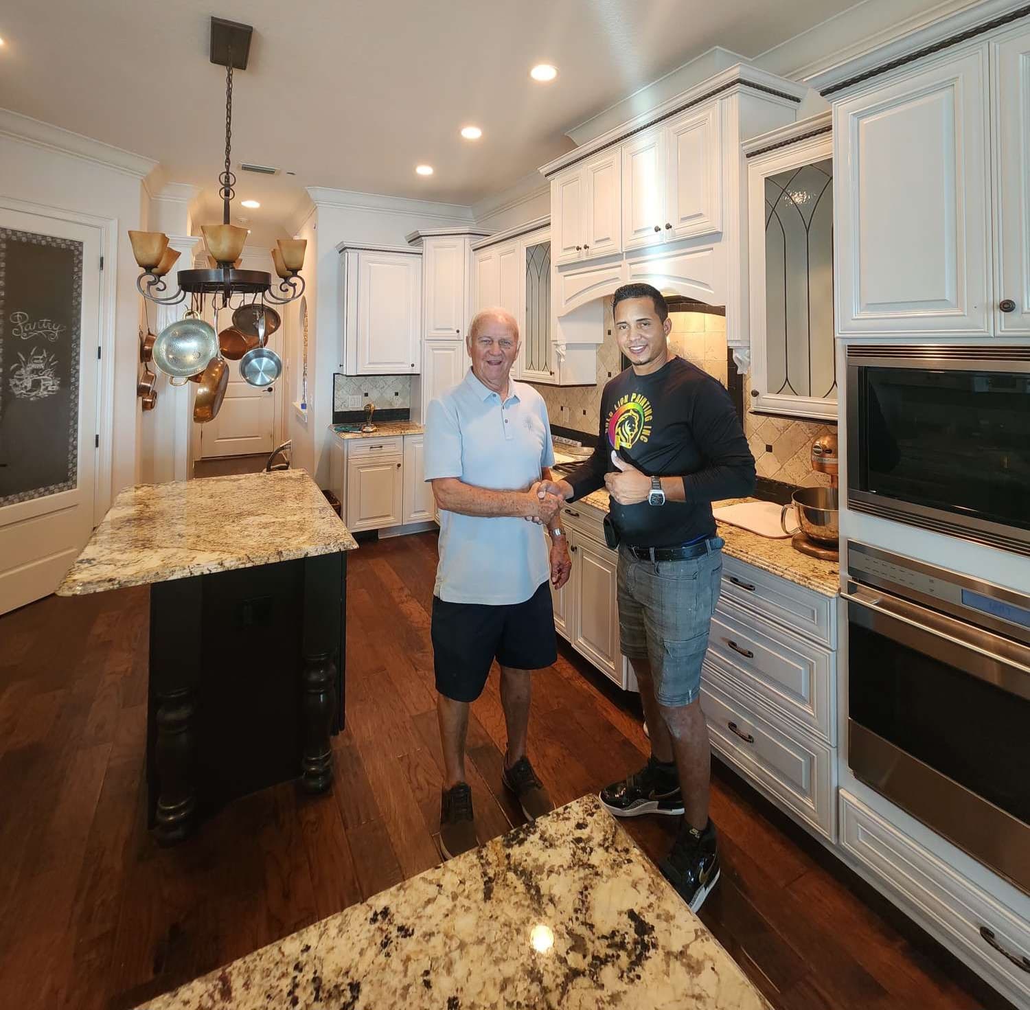 kitchen cabinet painting lakewood ranch by Gold Lion Painting Inc for Lakewood Ranch